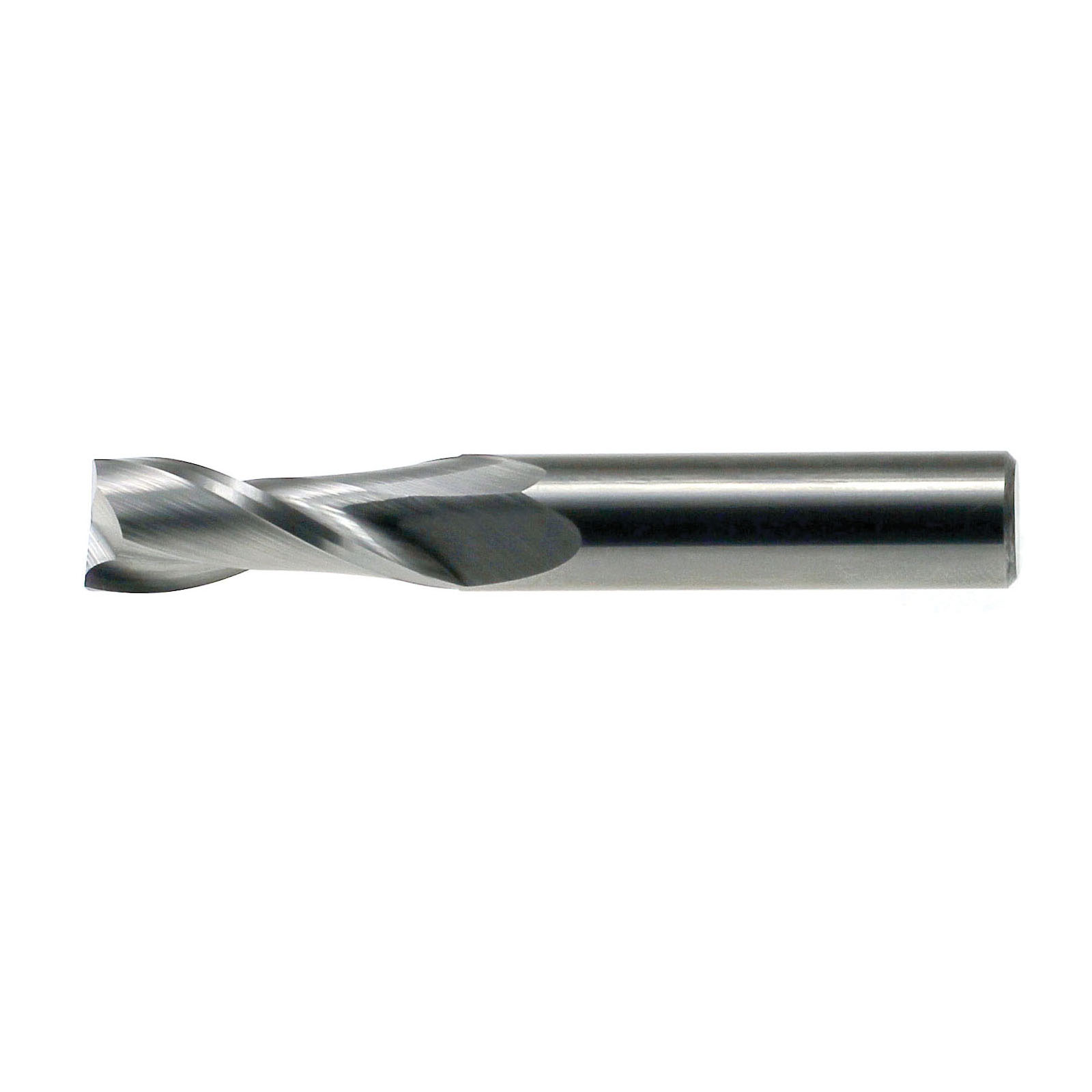 Drillco 72A112C 7200 Center Cutting Imperial Regular Length Single End Finishing End Mill, 3/16 in Dia Cutter, 5/8 in Length of Cut, 2 Flutes, 3/16 in Dia Shank, 2 in OAL, Bright - Roughing & Finishing End Mills